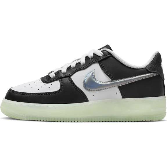 Nike Kids Air Force 1 Year of The Dragon Shoes - Size 1Y - 103 White/Vapor Green/Black