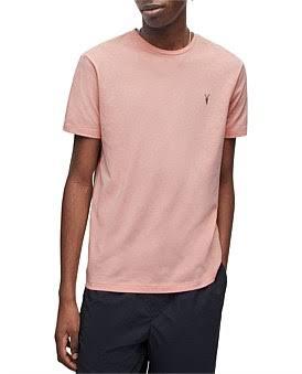 David Jones AllSaints Brace SS Crew in Flamingo Pink, Size XL