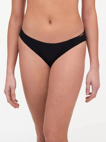 David Jones Chantelle Champs Elysees Brief in Black, Size Medium