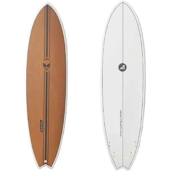 Area51 Pod Fish 6'- 7'4 Surfboard Bamboo 7'0