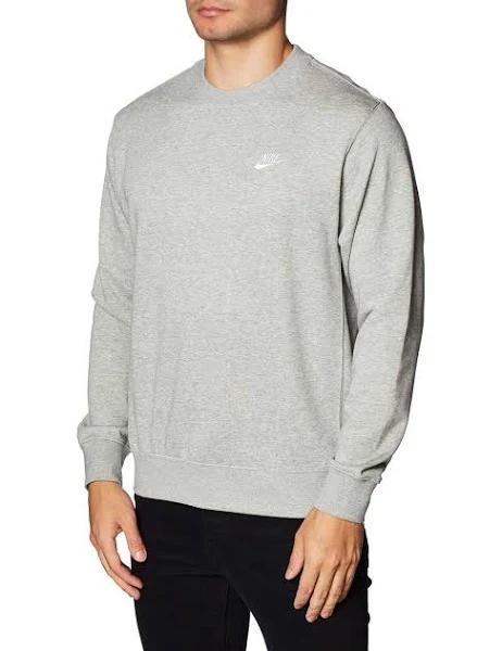 Nike Sportswear Club Men's French Terry Crew - Grey