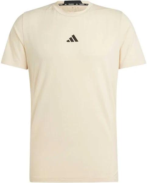 Adidas Designed For Training Workout T-Shirt Brown / XL