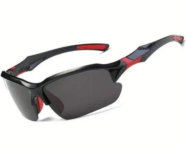 Polarized Sports Sunglasses Men Women Running Cycling Fishing Golf Red Frame