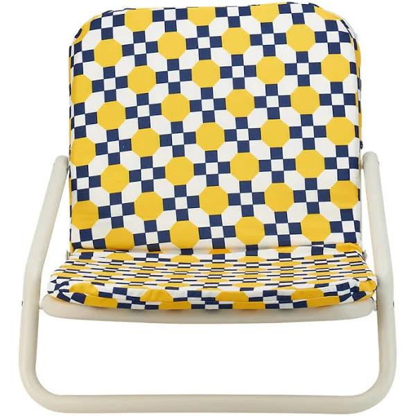 Deluxe Beach Chair - Retro Tile