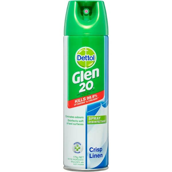 Glen 20 Disinfectant Spray 175g Crisp Linen