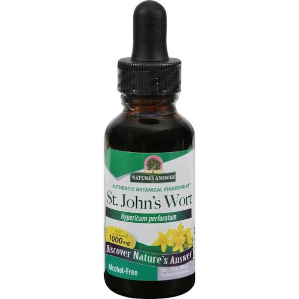 Nature's Answer St. John's Wort Extract, 1000 mg - 1 fl oz