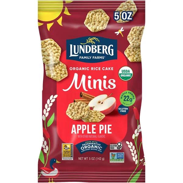 Lundberg Organic Rice Cake Minis Apple Pie 5 oz (142 g)