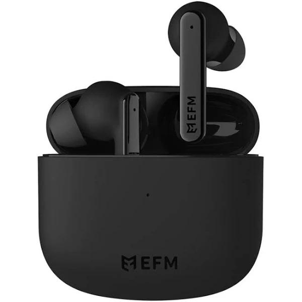 EFM TWS Detroit Earbuds - With Wireless Charging - Black