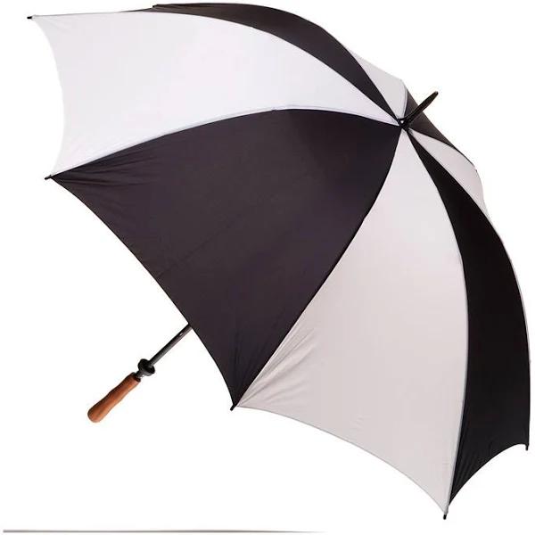 Clifton Albatross Golf Manual Windproof Umbrella - Black/White 132cm