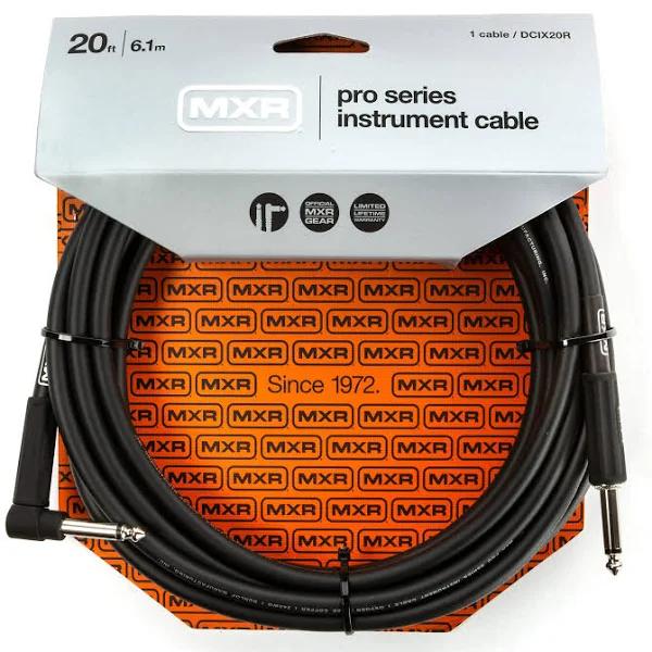 MXR 20' Pro Instrument Right Angle Cable