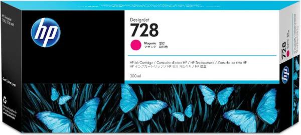 HP 728 300 ml Magenta Designjet Ink Cartridge