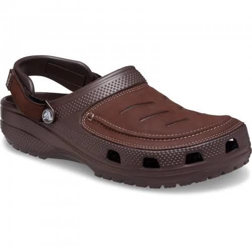 Crocs Mens Yukon Vista II Clogs Espresso/Mushroom 10 UK Mixed Mens Clogs