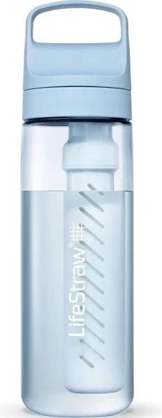 LifeStraw Go 2.0 - 650ml Water Filter Bottle - Icelandic Blue