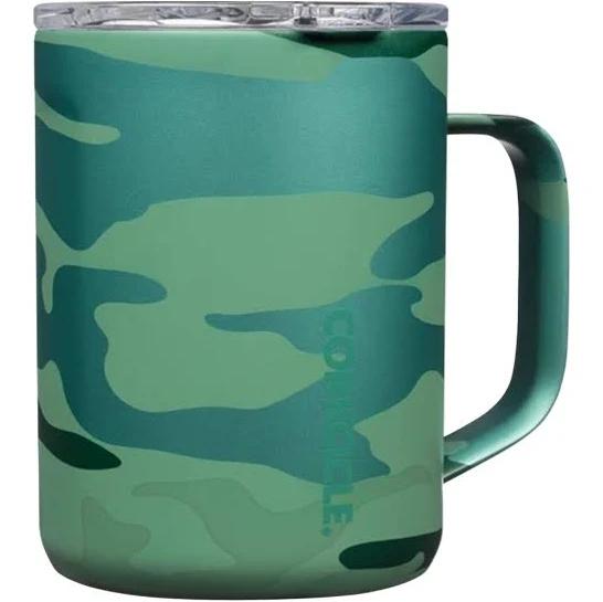 Corkcicle 16-Ounce Insulated Mug Jade Camo