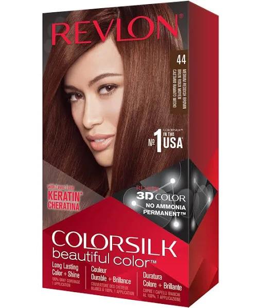 Revlon Colorsilk Permanent Hair Colour Medium Red Brown 44 (En;Fr;It)