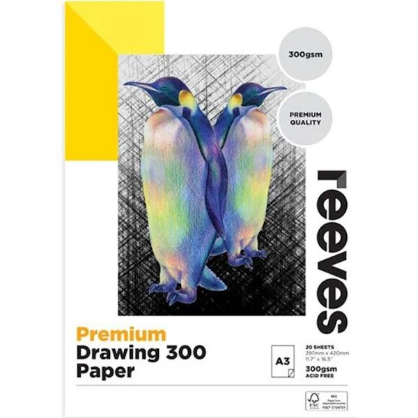 Reeves Premium Drawing Pad, 300gsm- A3