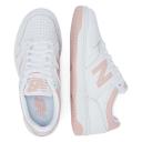 New Balance 480 White/Pink Trainers - US 7.5