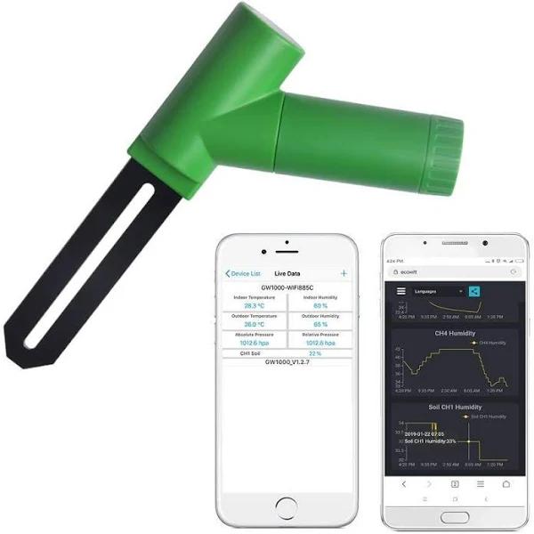 ECOWITT WH51 Soil Moisture Sensor Soil Humidity Tester - Accessory Only, Can Not Be USED Alone