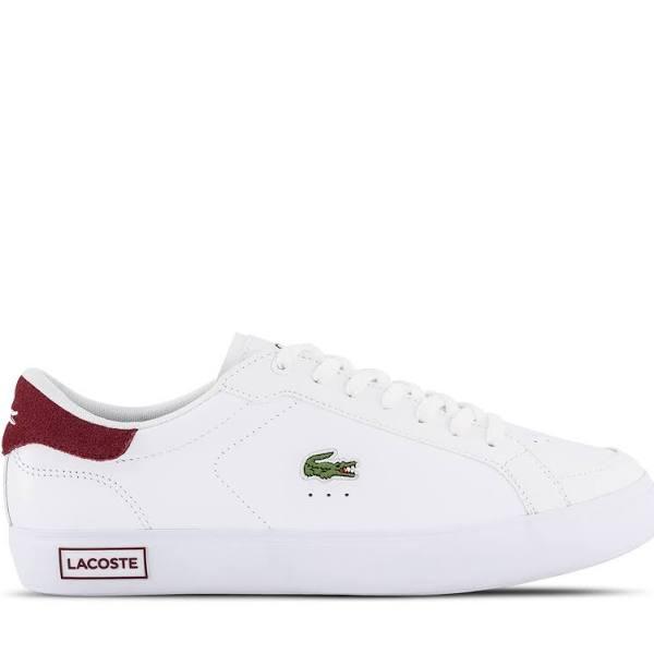 Lacoste Powercourt White/Burgundy Size 12 Mens - Hype DC | AfterPay Available