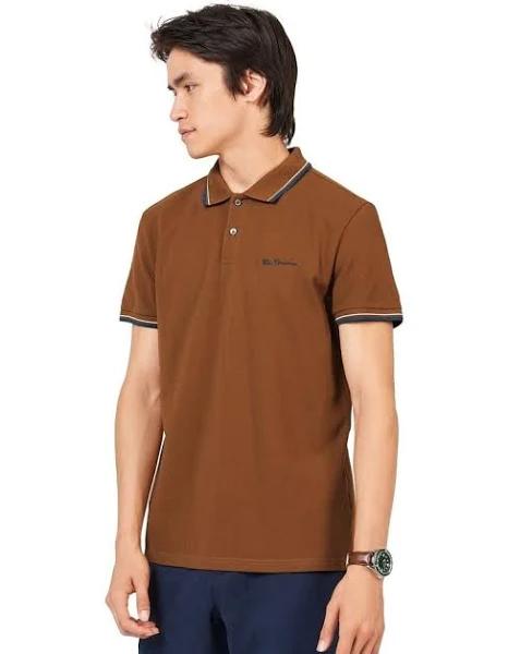 Ben Sherman Organic Signature Polo Ginger Small