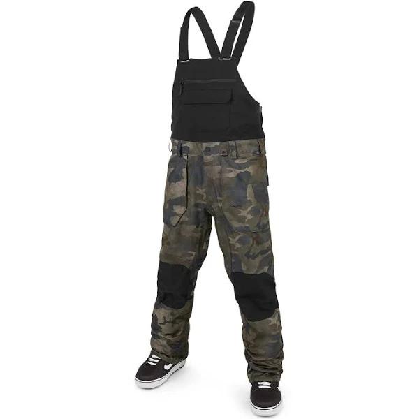 Volcom Roan Bib Overall Cloudwash Camo