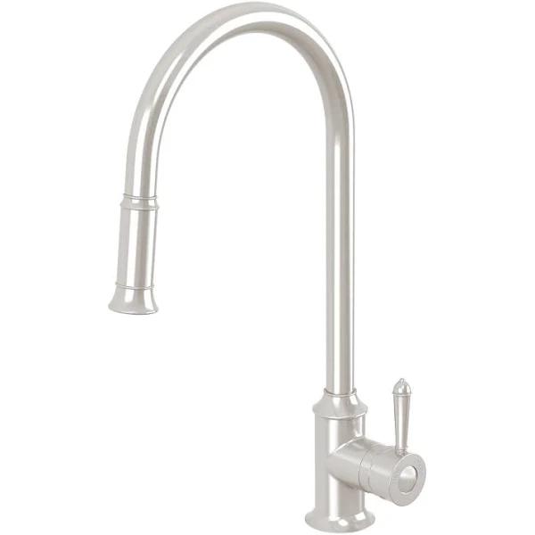 Phoenix Nostalgia Pull Out Sink Mixer - Brushed Nickel