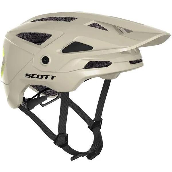 Scott Stego Plus MIPS Helmet Size M Colour Beige Radium Yellow