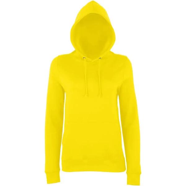 AWDis Just Hoods Womens/Ladies Girlie College Pullover Hoodie Sun Yellow XS