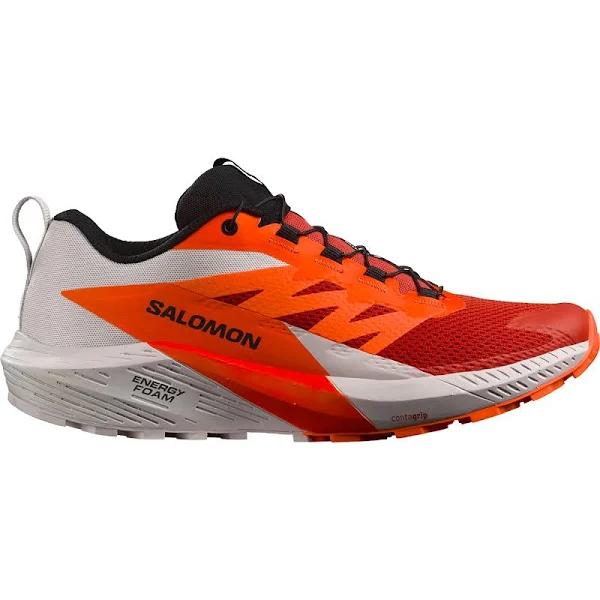 Salomon Sense Ride 5 Shoes Red Orange White - 42