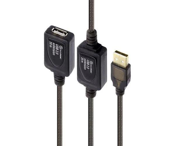 Alogic 20m USB 2.0 Active Extension Type A to Type A Cable - - USB2-20EXT-ACTV