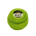 DMC Pearl Cotton Ball Size 8 87yd Light Parrot Green