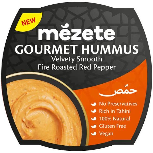 Mezete Hummus Red Pepper 215g