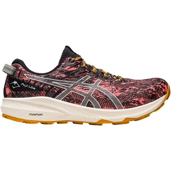 ASICS Women's Fuji Lite 3 - Trail Running Shoes - Papaya/Light Sage 8