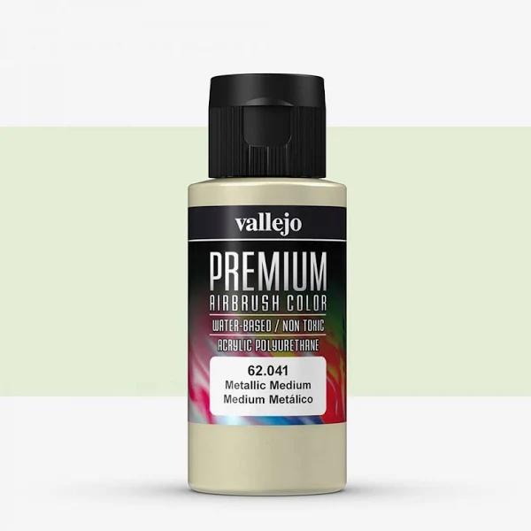 Vallejo Premium Colour - Metallic Medium 60 ml