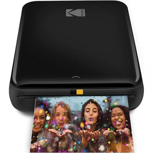 Kodak Step Wireless Mobile Photo Mini Printer (Black) Compatible w/ Ios & Android, NFC & Bluetooth Devices