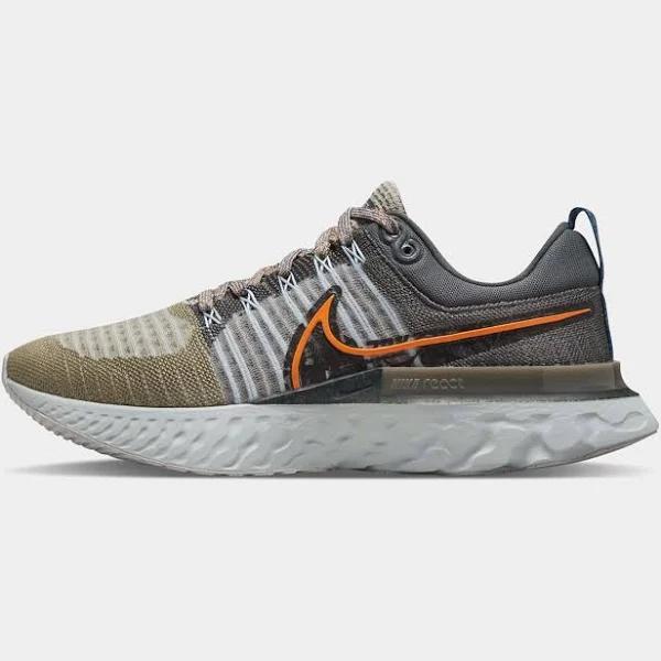 Nike React Infinity Run Flyknit 2 - Grey - Mens - 8