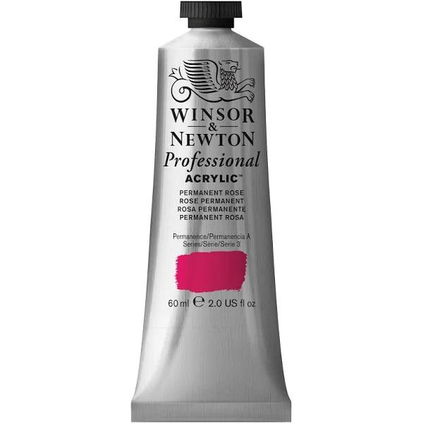 Winsor & Newton Professional Acrylic Paint 60ml Permanent Rose (S3)