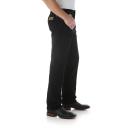 Wrangler Mens Cowboy Cut Original Fit Jean Shadow Black Rigid - Leg Length 36" Waist 28"