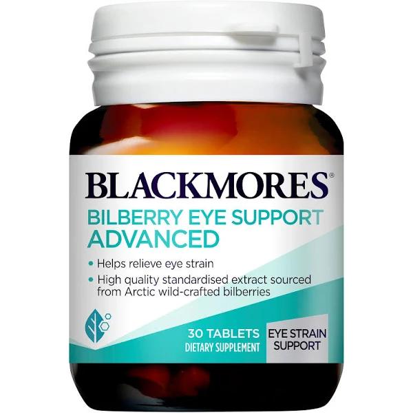 Blackmores Bilberry Eye Support Advanced - 30 Tablets