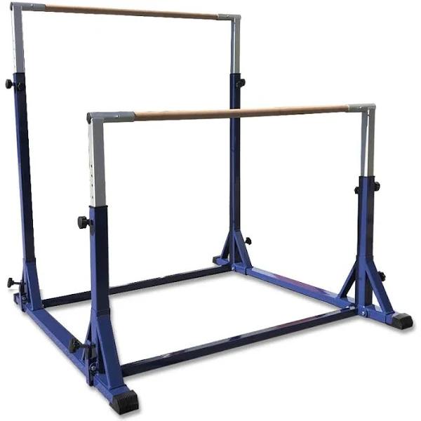 Advanced Gymnastic Double Horizontal Bar Uneven Parallel Bars - Blue - AfterPay & zipPay Available