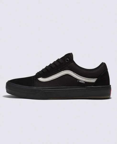 Vans Old Skool BMX Shoes-Black/Black, 6.5