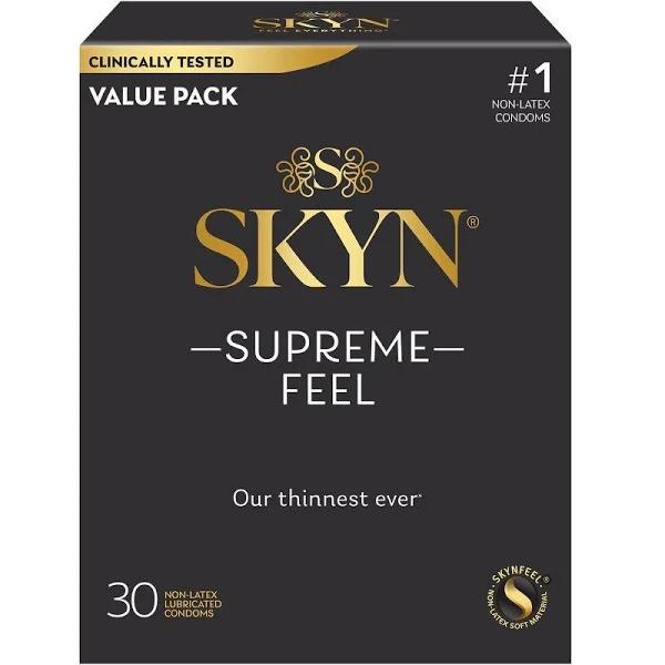 Lifestyles Skyn Supreme Feel Condoms - Pack of 30