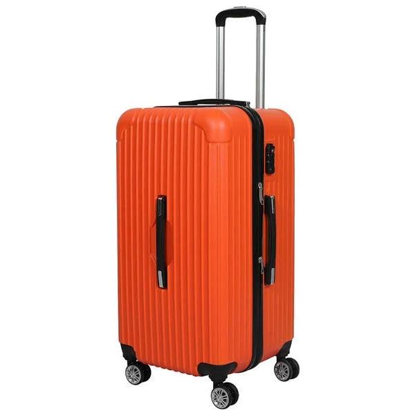 Slimbridge 28"Trunk Luggage Travel Suitcase Travelling Large TSA 4 Wheels Orange - AfterPay & zipPay Available