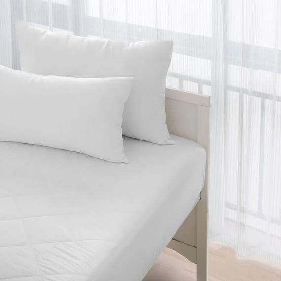 Dagenham Tencel Mattress Protector White by Freedom, 100% Tencel Sateen/Tencel Fibre/Non Woven Fabric