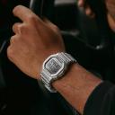 G-Shock DW5600FF-8D Silver Resin Band Digital Watch