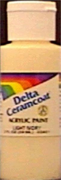 Delta - CERAMCOAT Acrylic Paint 2oz - Crocus Yellow - semi-opaque