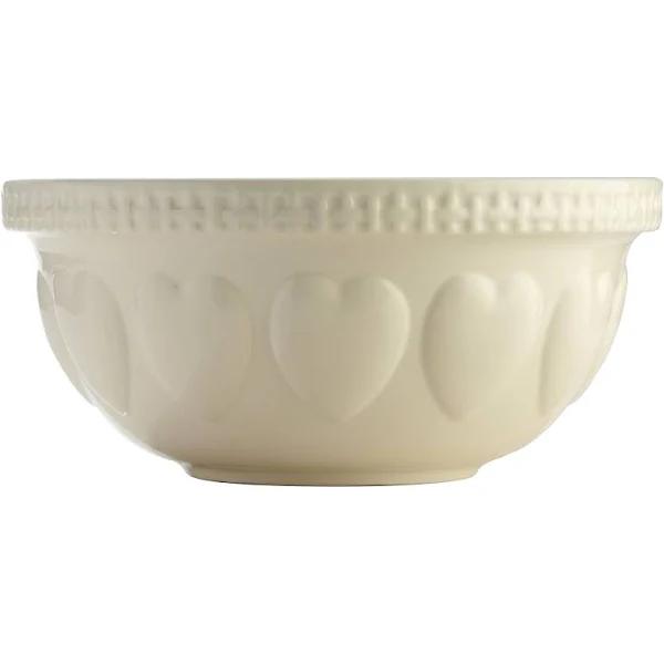 Mason Cash - Hearts Cream Mixing Bowl - 29cm