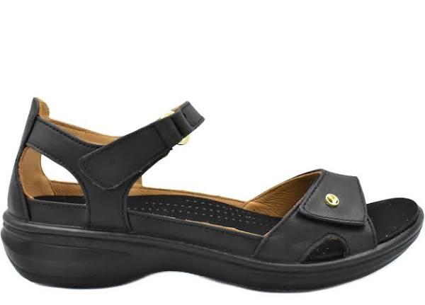 Revere Portofino Onyx Sandals 8 / Black