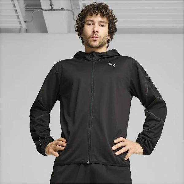 Training Concept Men's Jacket in Black, Size Large, Polyester by Puma