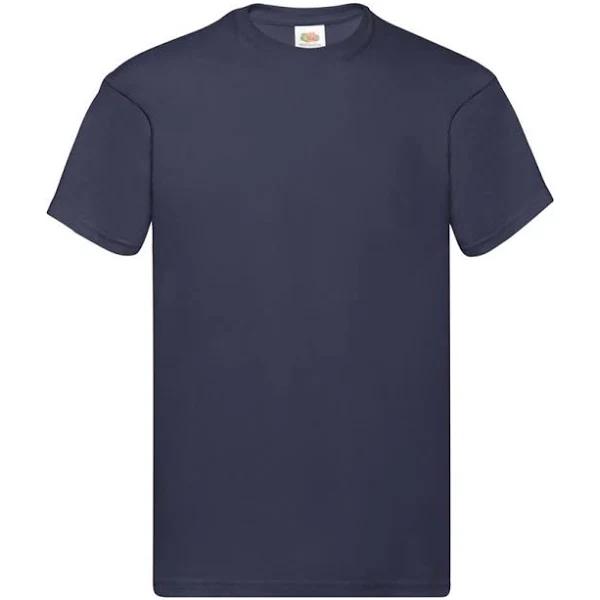 Fruit of The Loom Mens Original Short Sleeve T-Shirt (Deep Navy) (XXL)